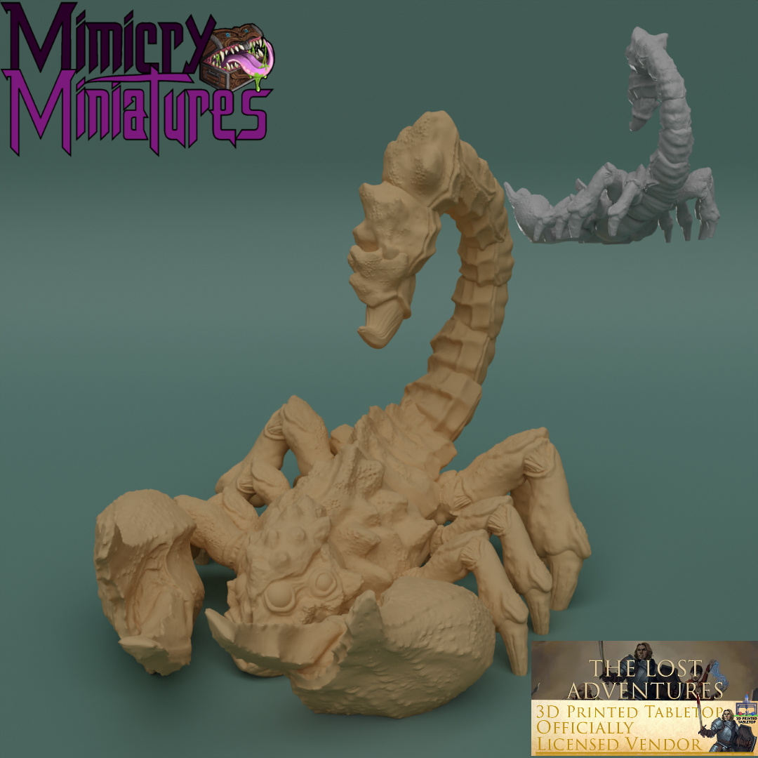 Giant Scorpions - The Lost Adventures from 3D Printed Tabletop image 4